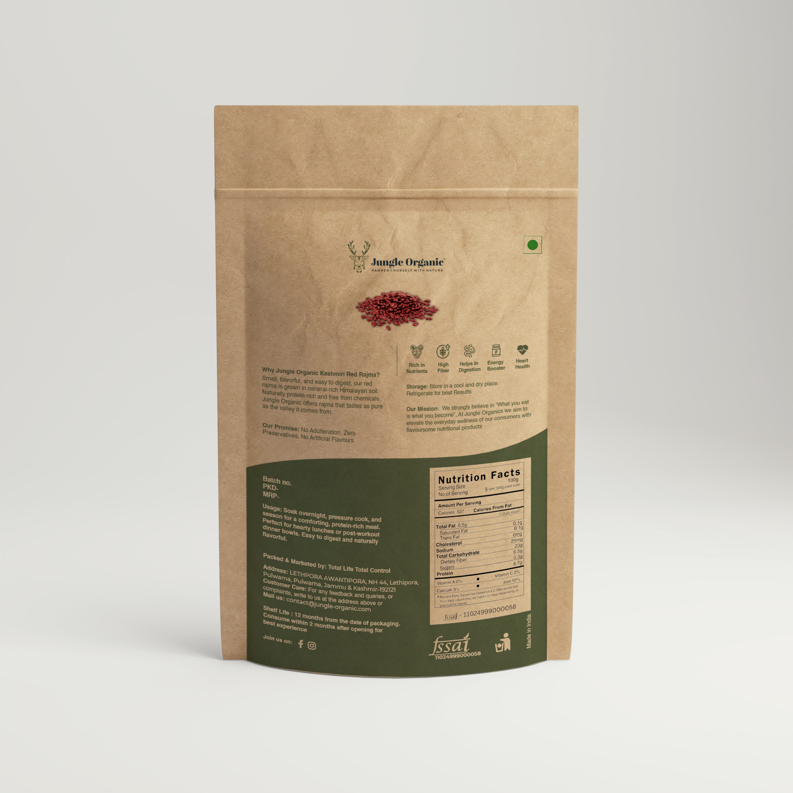 Kashmiri Red Rajma | Premium Kidney Beans | High-Protein & Fiber-Rich - Image 4