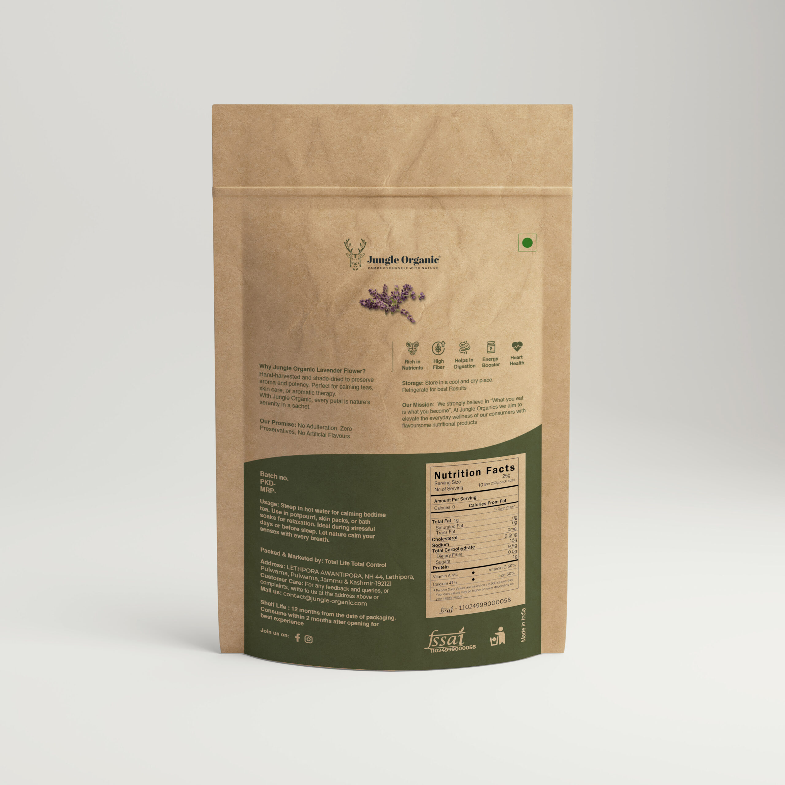 Finest Dried Kashmiri Lavender Flowers | Aromatic, Calming & 100% Natural - Image 4