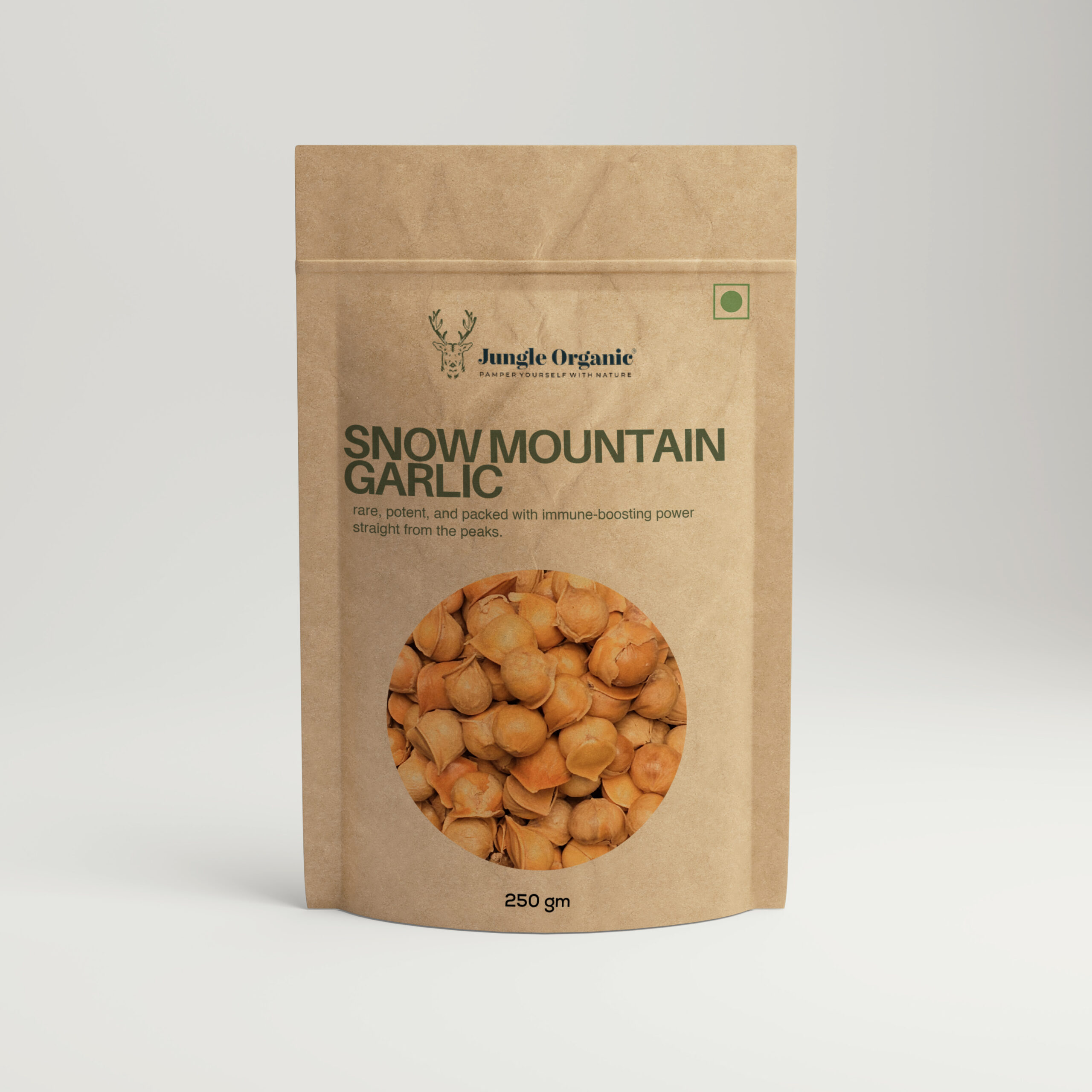 Kashmiri Snow Mountain Garlic | Superfood | Himalayan | Allicin & Antioxidant Rich | 100% Organic